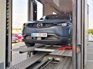Pedprodukní elektromobily Mazda MX-30 dorazily do Prahy.