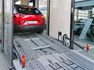 Pedprodukní elektromobily Mazda MX-30 dorazily do Prahy.