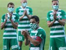Fotbalisté Bohemians se radují z prvního ligového vítzství po koronavirové...