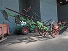 Pohled do z�zem� nov�ho ostravsk�ho muzea, kde se chystaj� star� zem�d�lsk�...