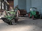 Pohled do z�zem� nov�ho ostravsk�ho muzea, kde se chystaj� star� zem�d�lsk�...