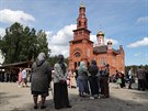 Konvikt pravoslavného klátera v ruské Sverdlovské oblasti. (17. ervna 2020)