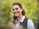 Vévodkyn Kate v zahradním centru Fakenham na své první oficiální akci po...