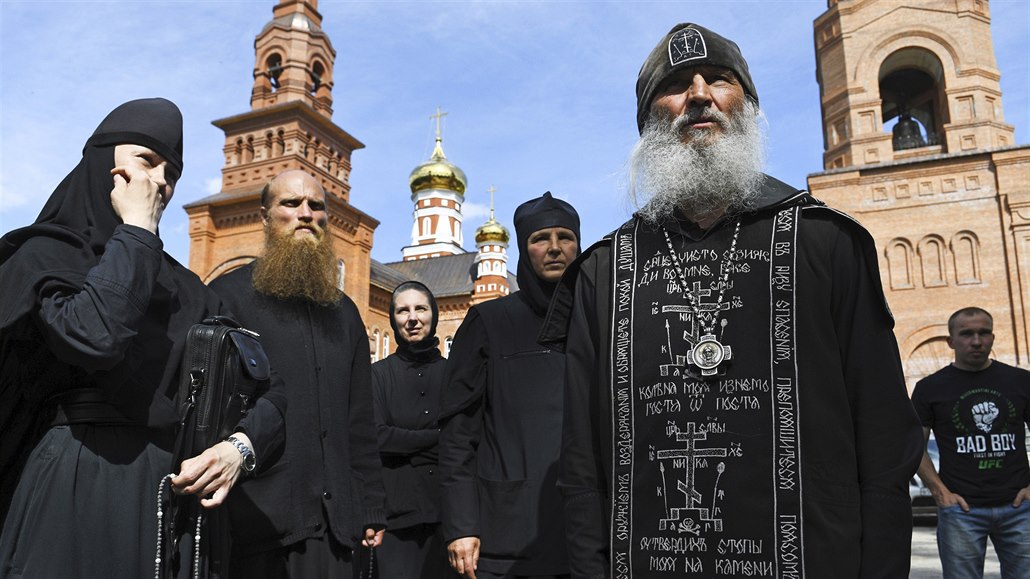 Uprising in Russia.  The new Rasputin, with the help of the Cossacks, occupied the monastery