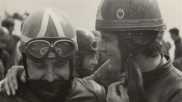 Franta Šťastný a Giacomo Agostini