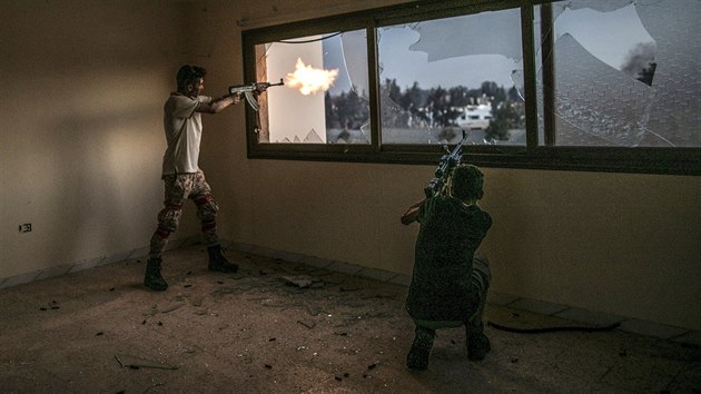 lenov libyjskch vojenskch sil pi bojch s armdou generla Chalfy Haftara (18. dubna 2020)