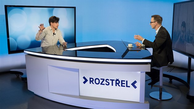 Matj Stropnick v diskusnm poadu Rozstel. (19. ervna 2020)