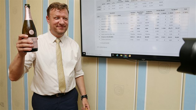 Ve druhém kole doplňkových voleb do Senátu za Teplice uspěl nynější primátor města Hynek Hanza z ODS. (13. června 2020)