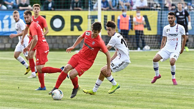 Momentka z derby Le -  Zbrojovka Brno.