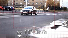 Policisté idii v Sokolov namili 112 km/h, po odetení tolerance potom 108...