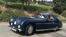 Talbot Lago T26GS otce a syna Kudelových z Chropyn posbíral u nkolik titul...