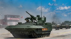 Bojové vozidlo T-15 Armata dostalo novou v Kinal s 57mm kanonem.