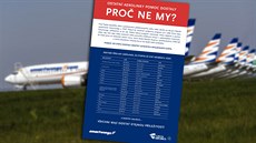 Inzerce letecké spolenosti Smartwings v pátení MF DNES. (16. ervna 2020)