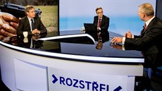 Senátoi Jií Dienstbier a Jií Hraba v Rozstelu (18. 6. 2020)