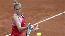 Karolína Plíková pi utkání charitativního turnaje drustev en Tipsport Elite...