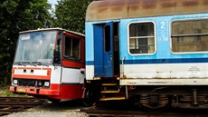 Praha, 17.06.2020, simulovaná sráka vlaku s autobusem, FOTO MAFRA DAN MATERNA