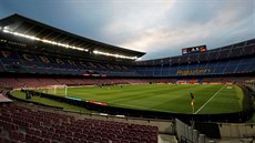 Camp Nou v Barcelon eká zápas panlské ligy.