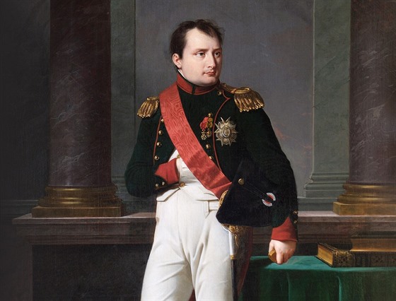 Napoleon Bonaparte, jak ho zachytil francouzský malíř Robert Lef&#232;vre.