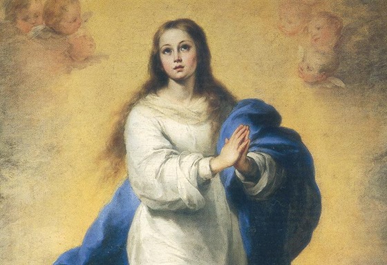 Obraz Neposkvrnného poetí Panny Marie od panlského barokního malíe...