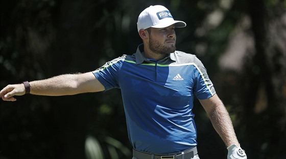 Anglický golfista Tyrrell Hatton na turnaji v Hilton Head.