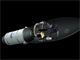 Ilustrace dispenseru od české firmy pod aerodynamickým krytem rakety Vega