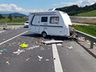 Tragická dopravní nehoda na Slovensku u obce Ivachnová (24. ervna)