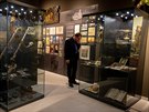 Pohled do expozice Píbh Tínského Slezska v nové výstavní budov Muzea...