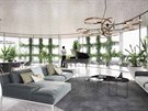 P�vodn� vizualizace bytov� ��sti pl�novan�ho mrakodrapu v Ostrav�, kter� by se...