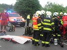 Tragick nehoda na silnici I/35 u obce Libu na Jinsku. (24. 6. 2020)