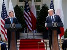 Polský prezident Andrzej Duda pi návtv Bílého domu ve Washingtonu. (24....