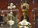 Vystaveny jsou mimo jin� tak� cenn� monstrance, kalichy �i relikvi��e zpravidla...