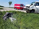 Motork nehodu nepeil.