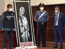 V ervnu policie v Itálii nala dílo Banksyho, které bylo loni ukradeno....