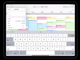 Zjednodušené panely nástrojů v Kalendáři a Souborech (Files) umožňují aplikacím...