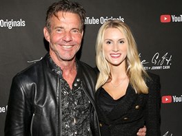 Dennis Quaid a Laura Savoie (Nashville, 10. listopadu 2019)