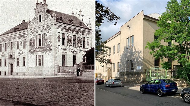 Tyrv dm v Chrudimi, nkdej honosn sdlo okresnho zastupitelstva z roku 1898, komunistick reim neuviteln zohyzdil.