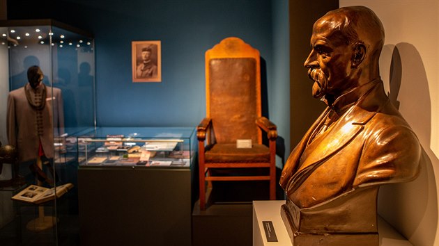 Muzeum pipomn i nvtvu prvnho eskoslovenskho prezidenta T. G. Masaryka v eskm Tn v roce 1930.