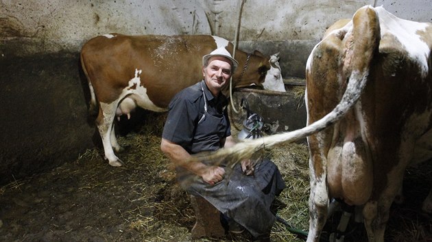 Vrzáčkovi vždy měli doma krávy. „Člověk je navyklý, že má své máslo, tvaroh, mléko,“ vysvětluje farmář.