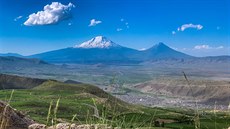 Výhled na horu Ararat