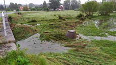 Obec Viová na Frýdlantsku se vzpamatovává ze sobotní velké vody (21. ervna...