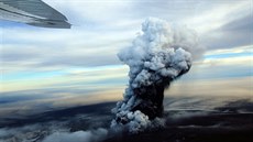 Islandská sopka Grímsvötn (26. května 2011)