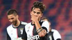 KLASICKÉ GESTO. Paulo Dybala a jeho tradiní oslava vsteleného gólu: tentokrát...