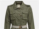 Khaki bunda ve vojenském stylu z organické bavlny,Esprit, 2299 K