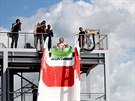 Aqualand Moravia v Pasohl�vk�ch p�edstavil nov� tobogan. Podobn� typ lze naj�t...