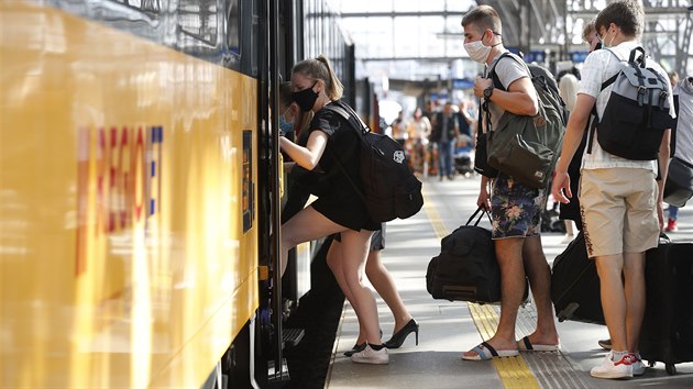Z Prahy odjd prvn vlakov spoj RegioJetu do Chorvatska. (30. ervna 2020)