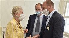 Zprava Lelio Colloredo-Mannsfeld, jeho právní zástupce Libor Kasl a Kristina...