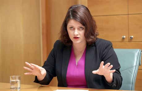 Ministryn práce a sociálních vcí Jana Maláová pi rozhovoru pro MF DNES (2....