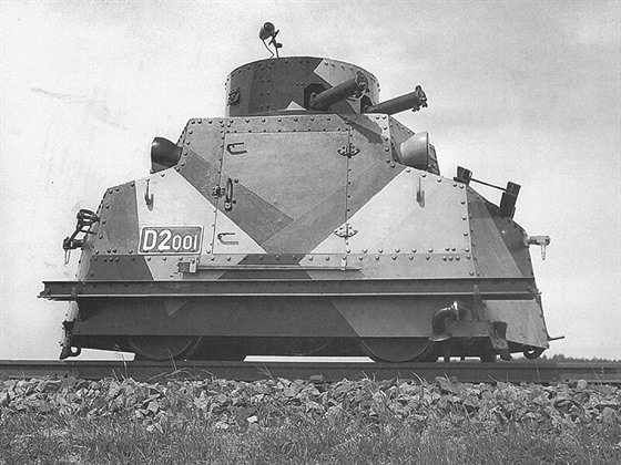 Jediná obrněná drezína československé armády Tatra T 18