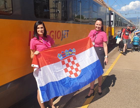První vlak RegioJetu dorazil z �eska do Chorvatska