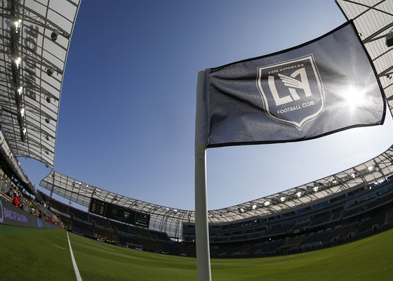 Momentka z losangeleského Banc of California Stadium ped zápasem MLS